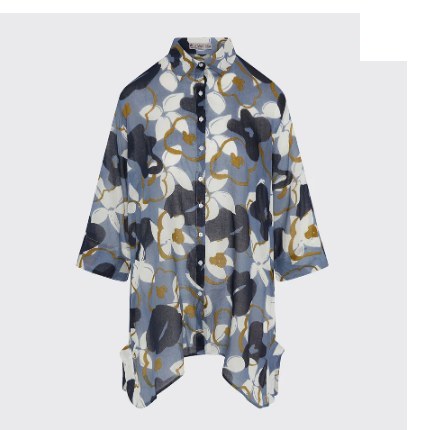 Heidi Blue Button Shirt